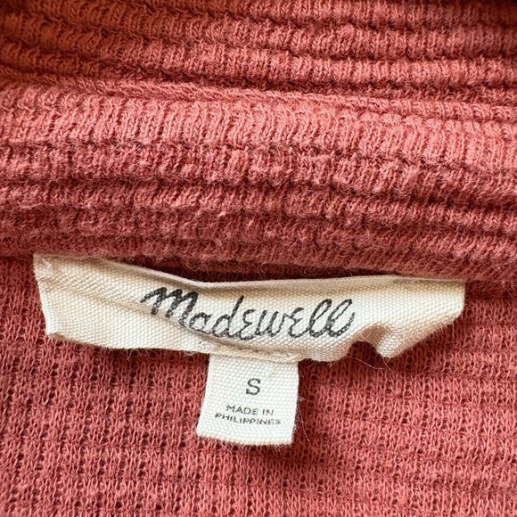 Madewell Textural Knit Shirt-Jacket Button Down size Small - Picture 7 of 8